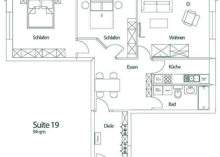 Brauhaus 19 Apartment *